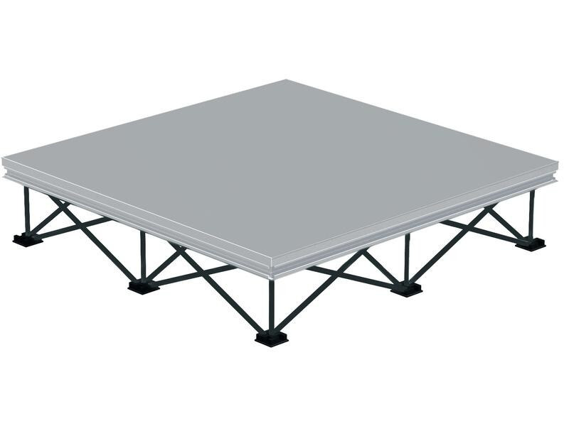 Power Dynamics Spider D750 System-Faltfüsse 100 x 100 x 20 cm Schwarz