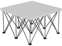 Power Dynamics Spider D750 System-Faltfüsse 100 x 100 x 60 cm Schwarz