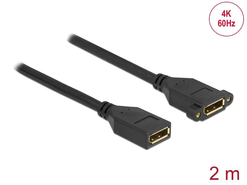 Delock Verlängerungskabel DisplayPort - DisplayPort, 2 m