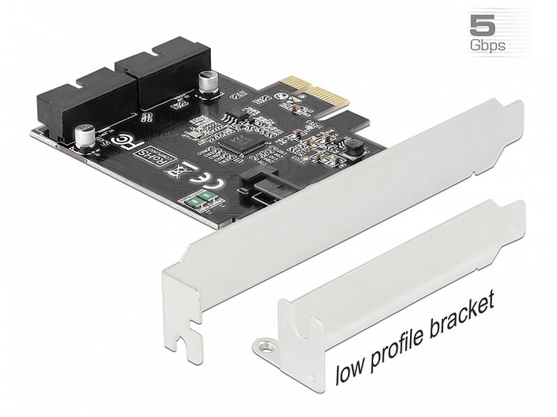 Delock PCI-Express-Karte 2x USB 3.0 intern (Pfostenstecker)