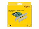 Delock PCI-Express-Karte 90493 USB-C - 2 Port, LP