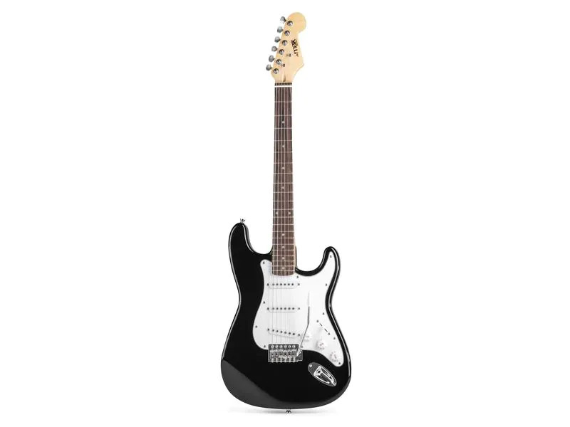MAX E-Gitarre GigKit Kit Schwarz