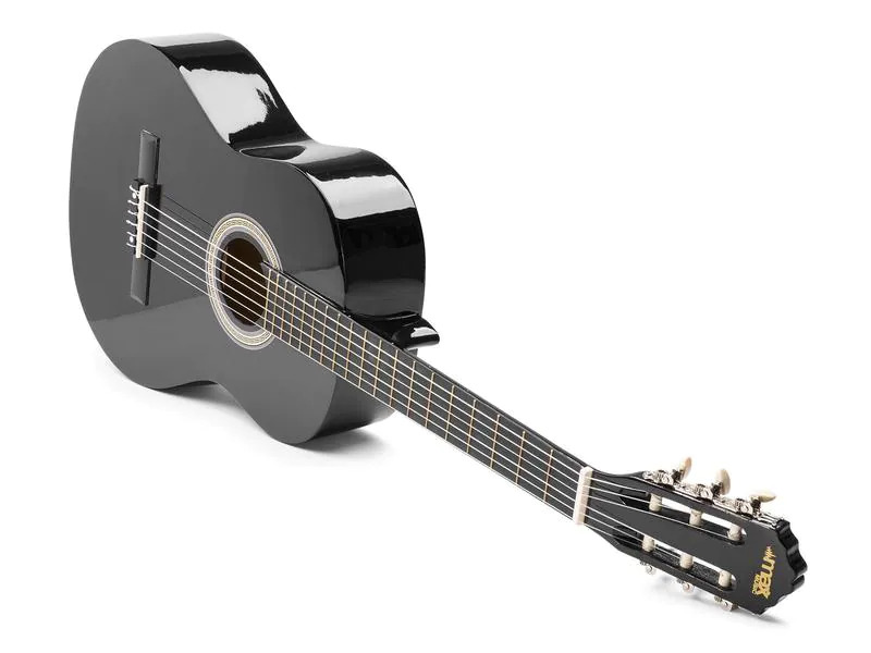 MAX Akustikgitarre SoloArt Set Schwarz