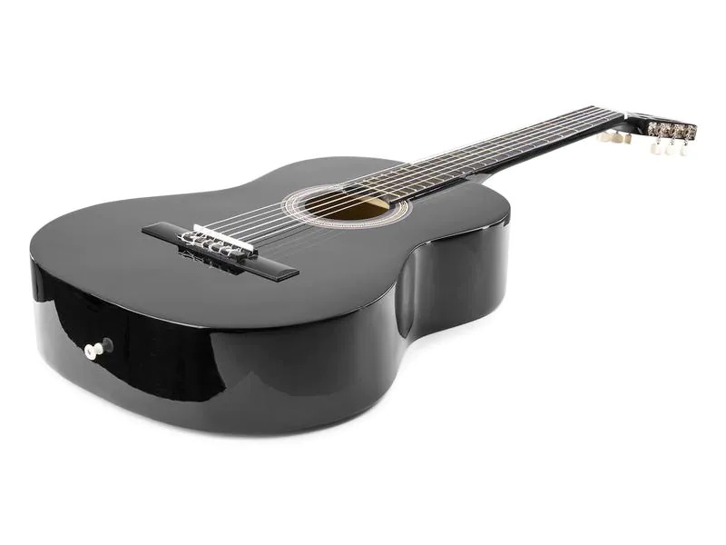 MAX Akustikgitarre SoloArt Set Schwarz