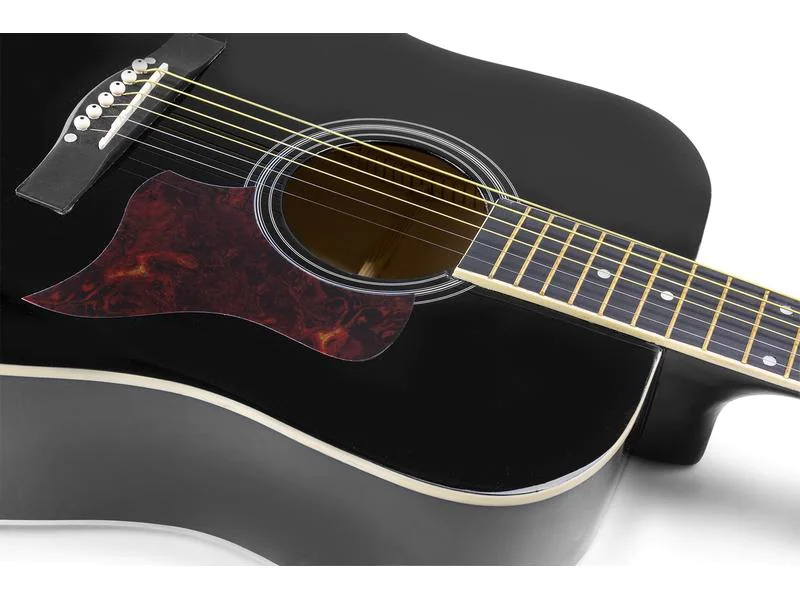 MAX Westerngitarre SoloJam Kit Schwarz