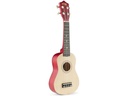 MAX Ukulele UKEY Set Soprano Natural 21 Zoll