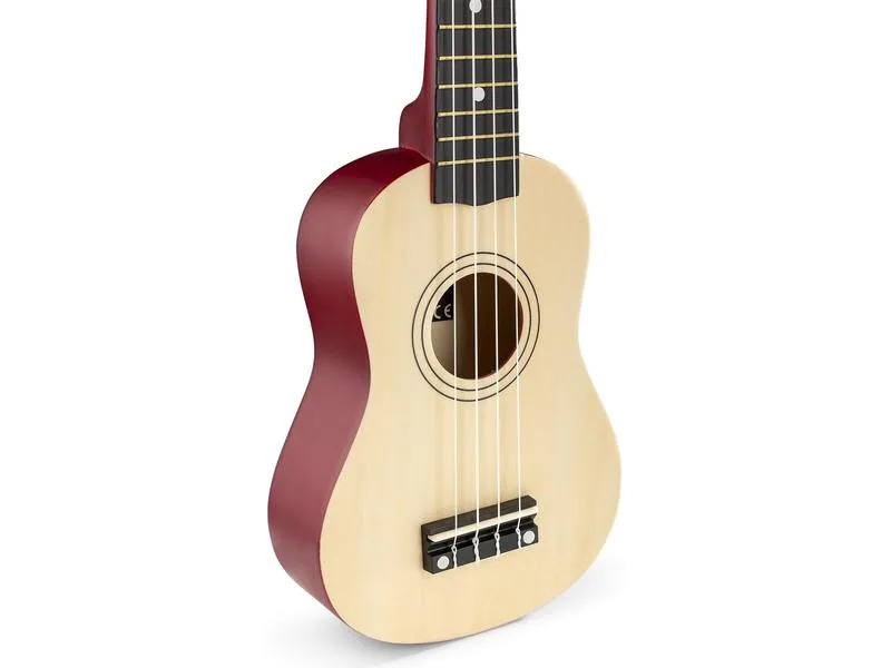 MAX Ukulele UKEY Set Soprano Natural 21 Zoll