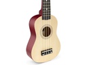 MAX Ukulele UKEY Set Soprano Natural 21 Zoll