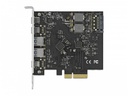 Delock PCI-Express-Karte USB 3.1 Gen2 - 3x USB-C + 2x USB-A