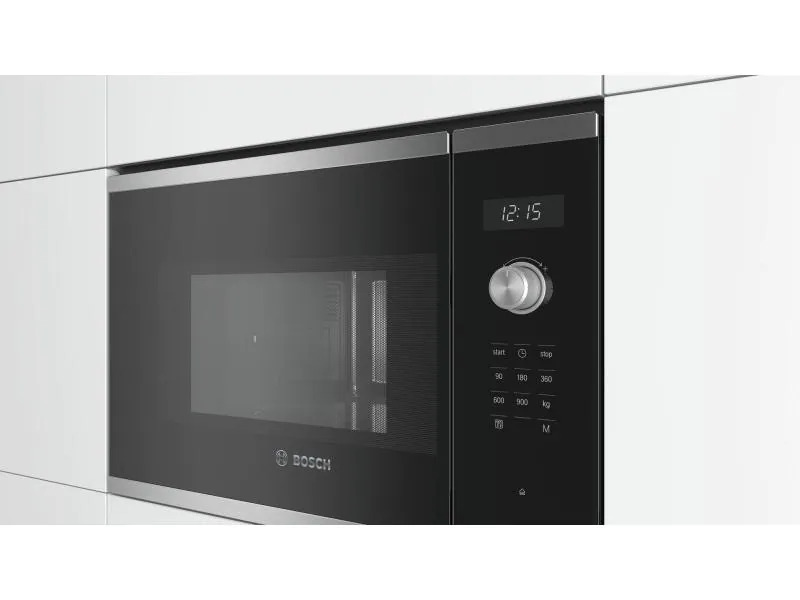 Bosch Einbaumikrowelle BFL554MS0 Schwarz/Silber