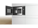 Bosch Einbaumikrowelle BFL554MS0 Schwarz/Silber