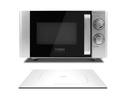 Caso Mikrowelle MG 20 Ecostyle Ceramic Schwarz/Silber