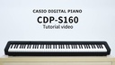 Casio E-Piano CDP-S160 Set, Rot