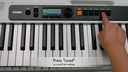 Casio Keyboard CT-S200BK Schwarz
