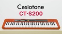 Casio Keyboard CT-S200RD Rot