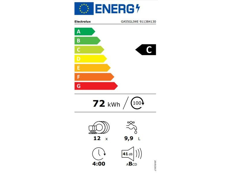 Electrolux Einbaugeschirrspüler GA55GLIWE Integrierbar