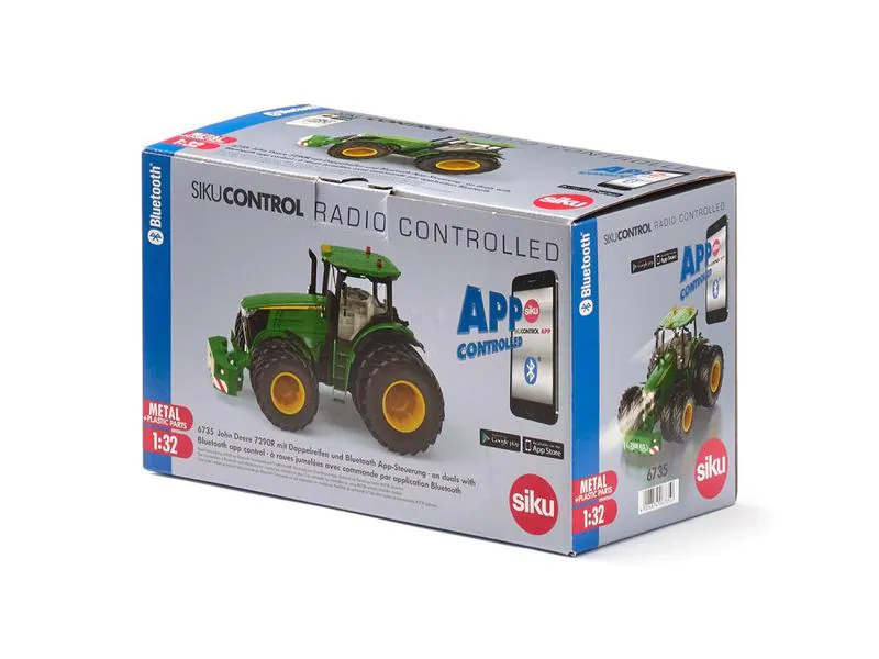 Siku Traktor John Deere 7290R Doppelreifen, App 1:32