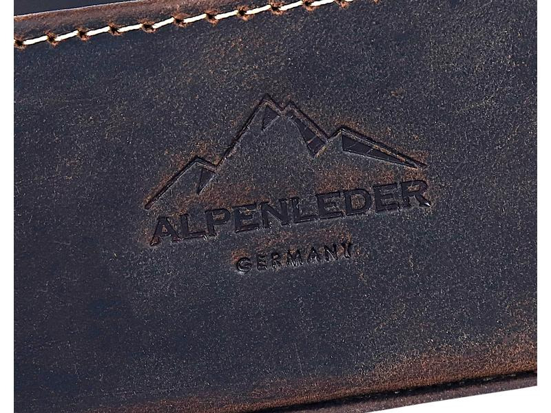 Alpenleder Hosentaschendepot Sacherl Dunkelbraun