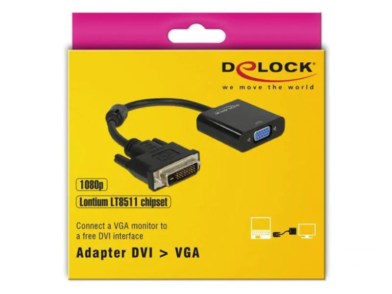 Delock Konverter DVI-D - VGA