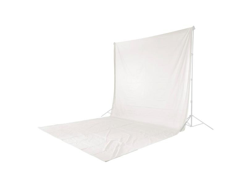 Hama Hintergrund Stoff, 2.95 x 6 m Weiss