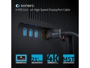 sonero Kabel 4K Displayport 1.2 Stecker &lt;-&gt; Stecker, 4K/60Hz, 1 m