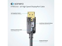 sonero Kabel 4K Displayport 1.2 Stecker &lt;-&gt; Stecker, 4K/60Hz, 2 m