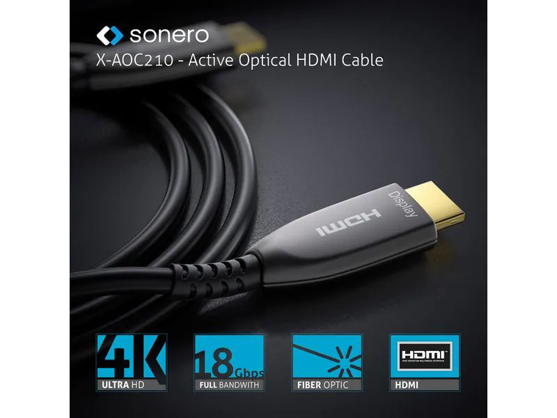 sonero Kabel Premium Zert. Aktiv HDMI 30 m
