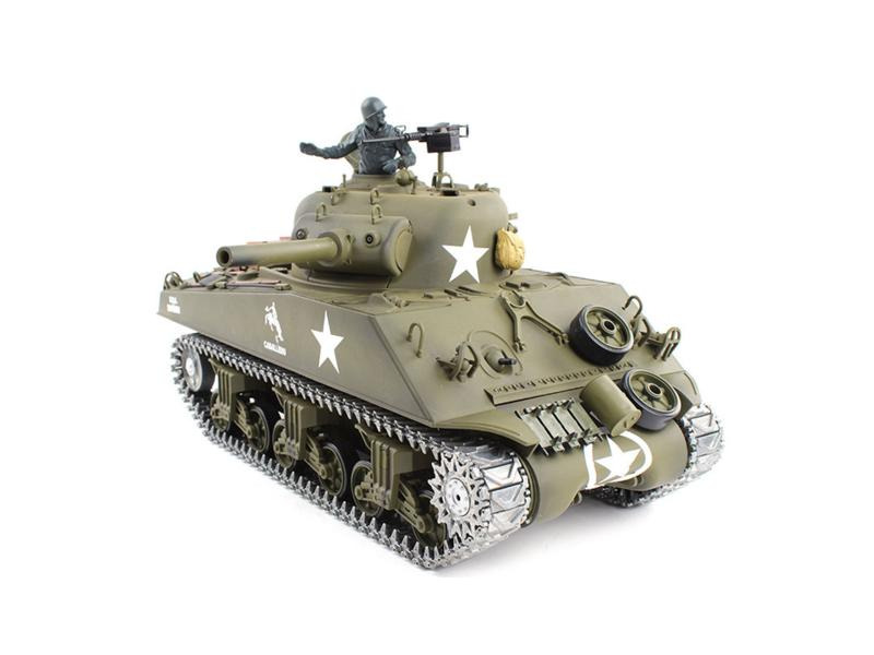 Heng Long Panzer Sherman U.S. M4A3 105mm Howitzer RTR
