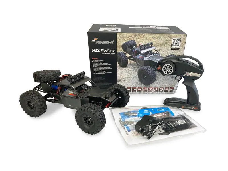 Amewi Buggy Dark Rampage 4WD, Grau 1:12, RTR