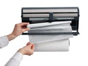 Leifheit Wandrollenhalter Parat Royal Silber, 40.7 x 18 x 11.4 cm