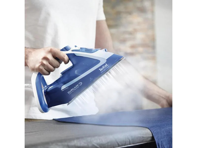 Tefal Dampfbügeleisen Easygliss Plus Blau/Weiss