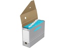 Elba Archivschachtel Tric A4 Grau/Weiss