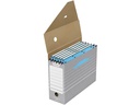 Elba Archivschachtel Tric A4 Grau/Weiss
