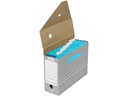 Elba Archivschachtel Tric A4 Grau/Weiss