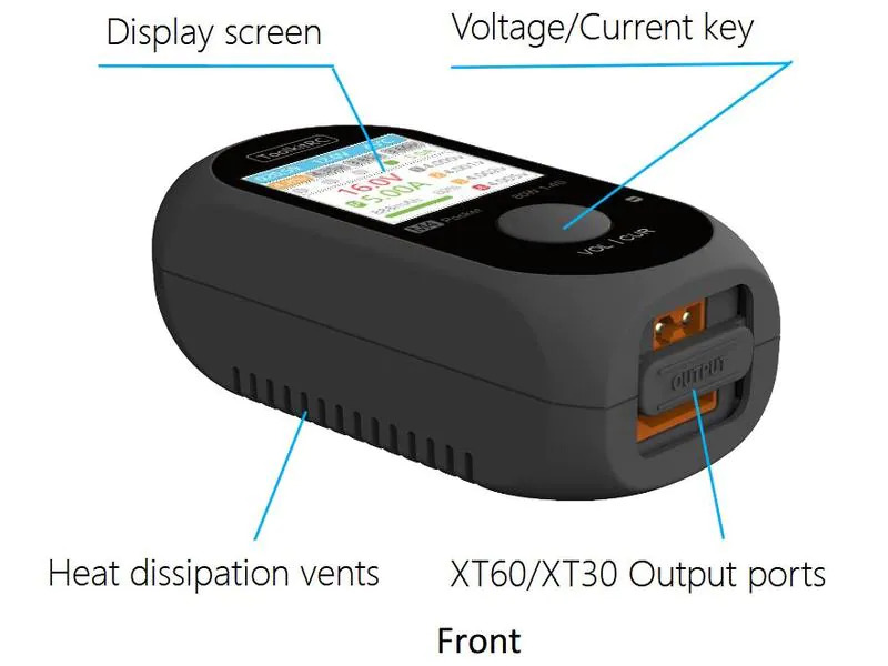 ToolkitRC Ladegerät M4 Pocket, DC, 80W, 1-4S