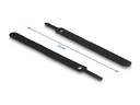 Delock Klettkabelbinder Schwarz 150 mm x 12 mm, 10 Stück