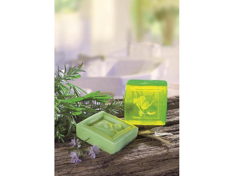 Glorex Glycerinseife Öko mit Olivenöl 500 g, Transparent