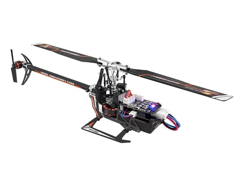 OMPHobby Helikopter M1 EVO Flybarless, 3D, Rot BNF