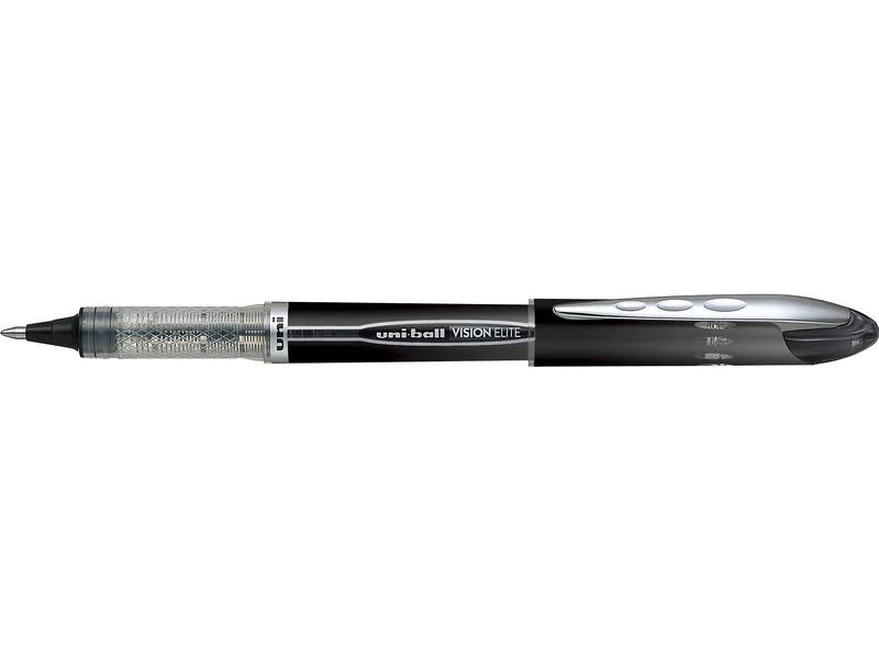 Uni Tintenroller Vision Elite 0.8 mm, Schwarz