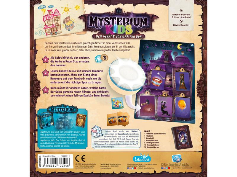 libellud Kinderspiel Mysterium Kids: Der Schatz von Kapitän Buh