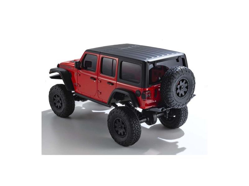 Kyosho Scale Crawler Mini-Z Jeep Wrangler Rubicon, Rot 1:24, ARTR