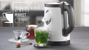 Trisa Wasserkocher 2-in-1 Perfect Cup, 1.5 l, Weiss