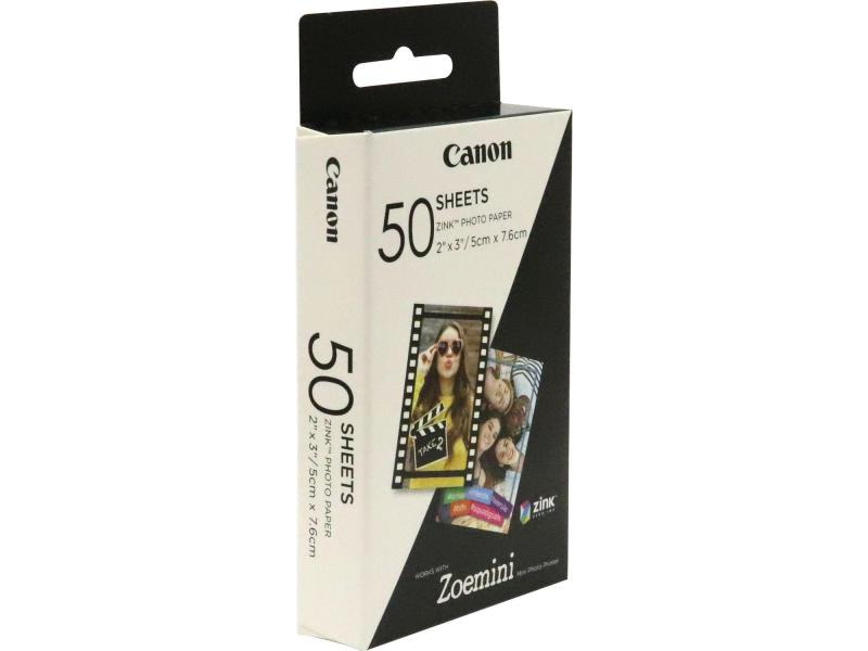 Canon Fotopapier ZINK ZP-2030  selbstklebend, 50 Blatt
