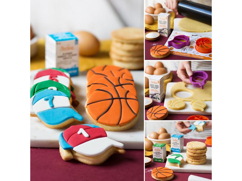 Decora Guetzli-Ausstecher-Set 2 Stück, Basketball