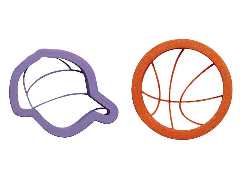 Decora Guetzli-Ausstecher-Set 2 Stück, Basketball