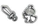 Decora Guetzli-Ausstecher-Set 2 Stück, Ritter