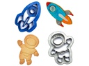 Decora Guetzli-Ausstecher-Set 2 Stück, Weltall