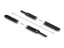 Delock Klettkabelbinder Schwarz 200 mm x 12 mm, 10 Stück
