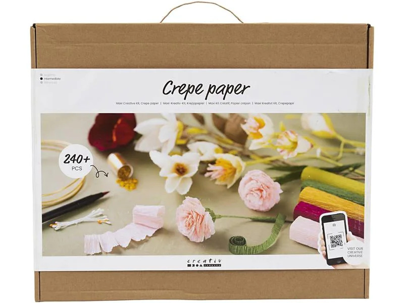 Creativ Company Bastelset Krepppapier-Set Blumen
