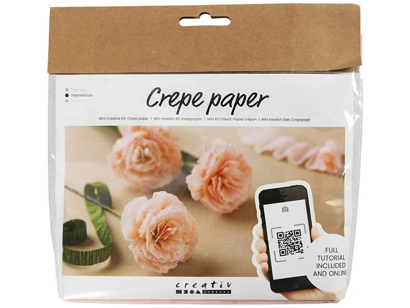 Creativ Company Bastelset Krepppapier-Set Nelken